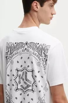 Хлопковая футболка Karl Lagerfeld Jeans, белый