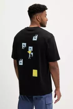 Хлопковая футболка Karl Lagerfeld Jeans, черный