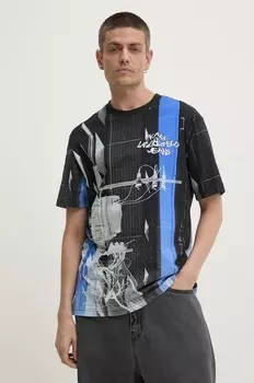 Хлопковая футболка Karl Lagerfeld Jeans, черный