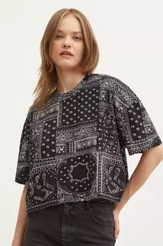 Хлопковая футболка Karl Lagerfeld Jeans, черный