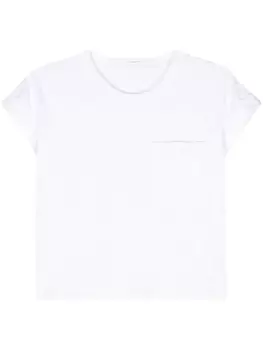 Хлопковая футболка Keep On Rolling MOTHER, белый