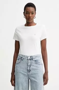 Хлопковая футболка Kenzo, белый