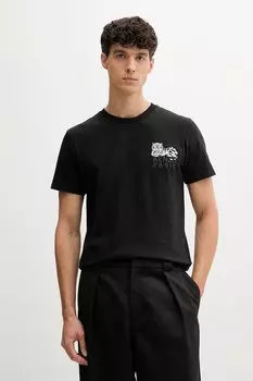 Хлопковая футболка Kenzo, черный