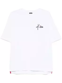 Хлопковая футболка Kiton, белый
