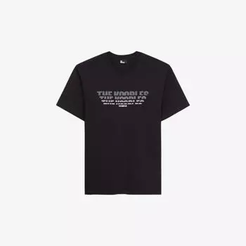 Хлопковая футболка классического кроя с логотипом The Kooples, черный