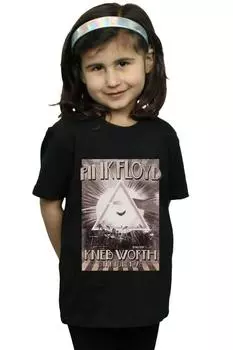 Хлопковая футболка Knebworth с плакатом Pink Floyd, черный