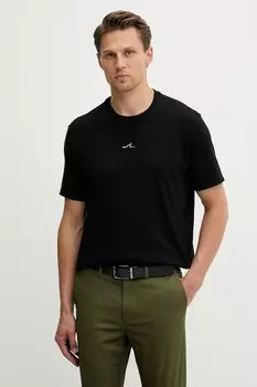 Хлопковая футболка Knitwear Paul&Shark, черный