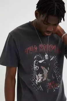 Хлопковая футболка Kooples The Kooples, черный