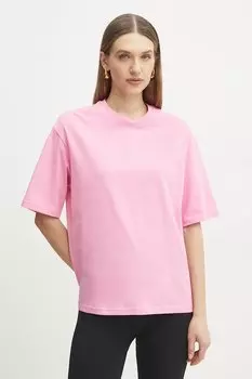 Хлопковая футболка La Mania, розовый