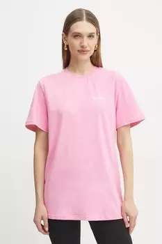 Хлопковая футболка La Mania, розовый
