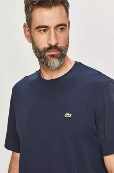 Хлопковая футболка Lacoste, зеленый