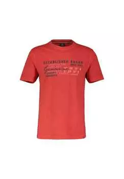 Хлопковая футболка Lerros, красный