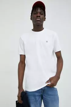 Хлопковая футболка Les Deux, белый