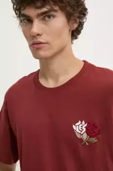 Хлопковая футболка Les Deux, красный