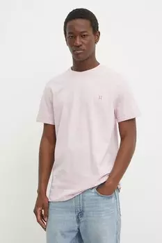 Хлопковая футболка Les Deux, розовый