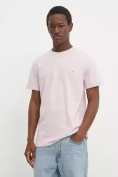 Хлопковая футболка Les Deux, розовый