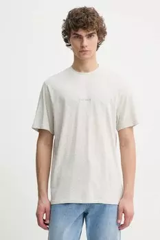 Хлопковая футболка Les Deux, серый