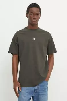 Хлопковая футболка Les Deux, зеленый