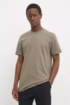 Хлопковая футболка Les Deux, зеленый