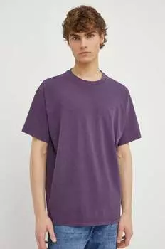 Хлопковая футболка Levi's, фиолетовый