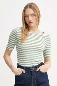 Хлопковая футболка Levi'S, фиолетовый