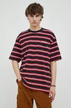 Хлопковая футболка Levi's, красный