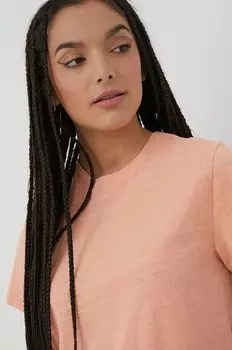 Хлопковая футболка Levi's, оранжевый