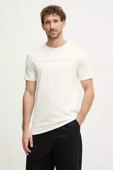 Хлопковая футболка Lindbergh, бежевый