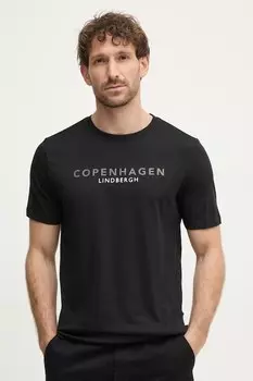 Хлопковая футболка Lindbergh, черный
