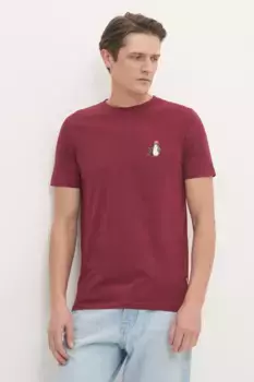 Хлопковая футболка Lindbergh, гранатовый