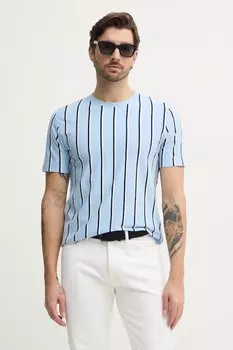 Хлопковая футболка Lindbergh, синий