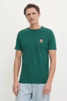 Хлопковая футболка Lindbergh, зеленый