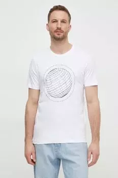 Хлопковая футболка Liu Jo, белый