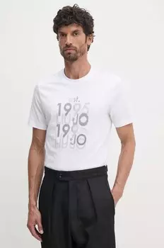 Хлопковая футболка Liu Jo, белый