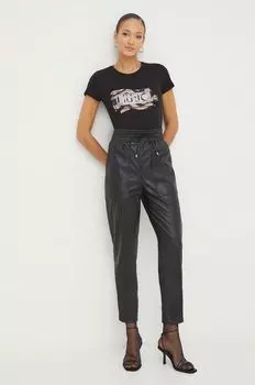 Хлопковая футболка Liu Jo, черный