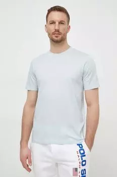 Хлопковая футболка Liu Jo, синий