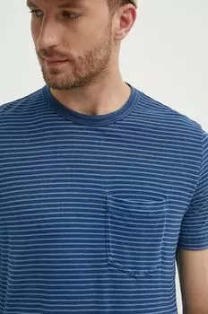 Хлопковая футболка Liu Jo, синий