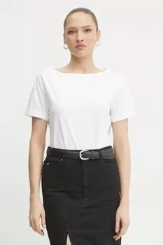 Хлопковая футболка Liviana Conti, белый