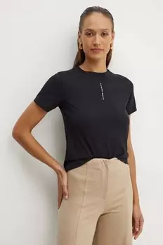 Хлопковая футболка Liviana Conti, черный