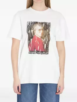 Хлопковая футболка LOEWE, белый