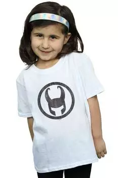 Хлопковая футболка Loki Icon Marvel, белый