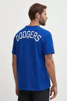 Хлопковая футболка Los Angeles Dodgers Nike, синий