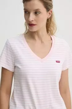 Хлопковая футболка LSE The Perfect Tee Levi'S, бежевый