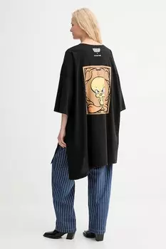 Хлопковая футболка LYSIS Munthe, черный