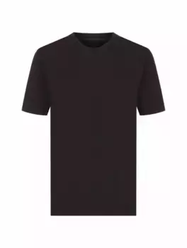 Хлопковая футболка Maison Margiela, черный