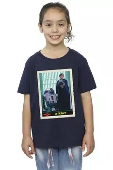 Хлопковая футболка Mandalorian MTFBWY Star Wars, темно-синий