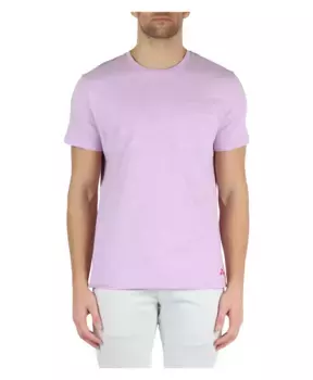 Хлопковая футболка Manderly fim 01 Peuterey, фиолетовый