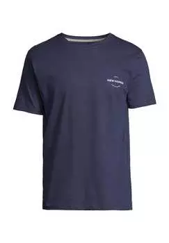 Хлопковая футболка Manguun, синий