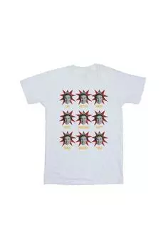 Хлопковая футболка Many Moods Of Buddy Elf, белый