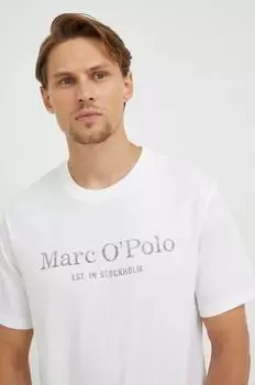 Хлопковая футболка Marc O'Polo, белый